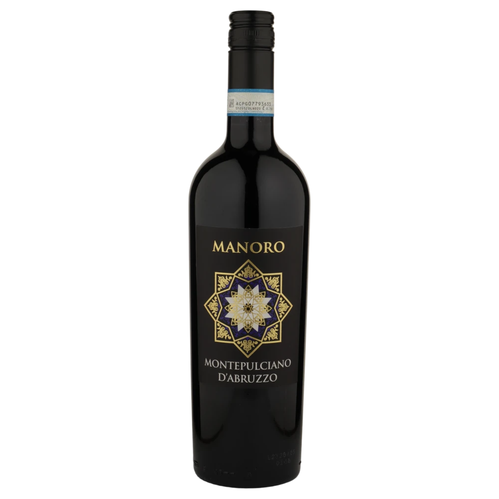 A bottle of 2019 San Marzano	Manoro Montepulciano d'Abruzzo 750ml Red Wine