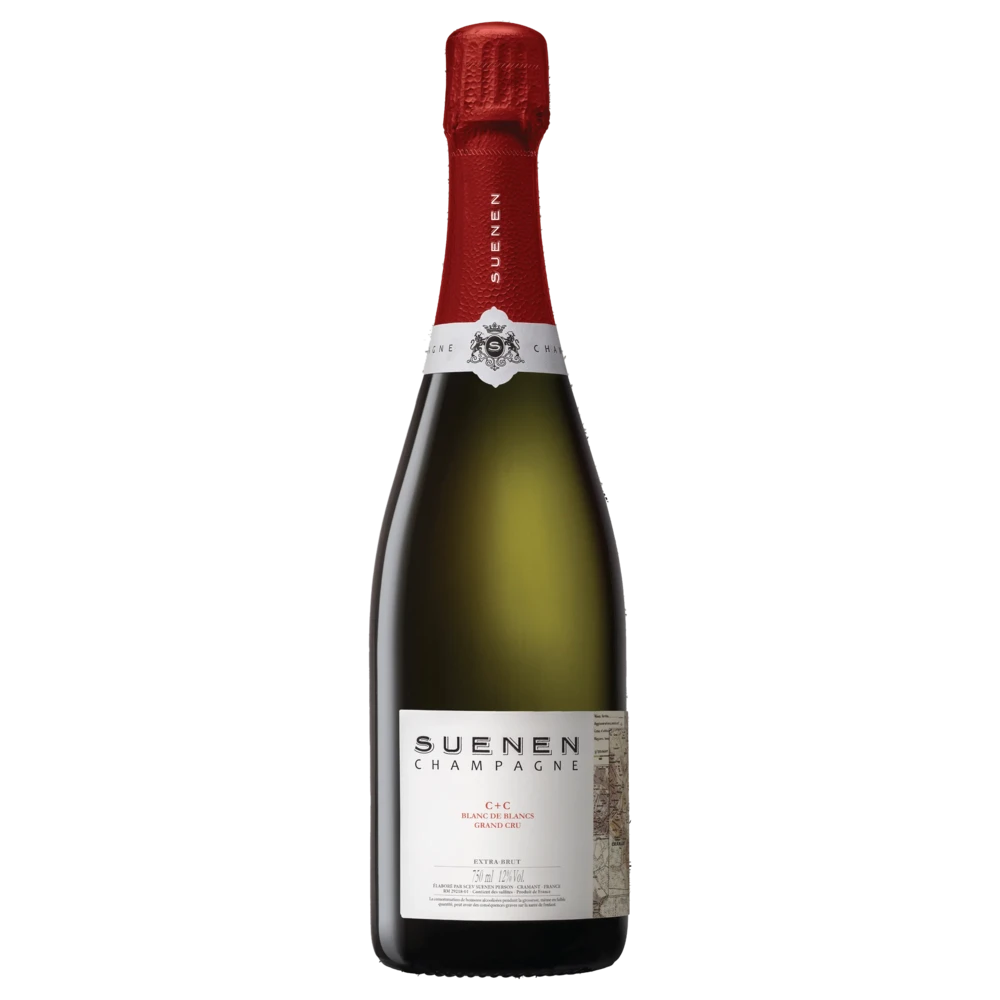 A bottle of NV Champagne Suenen C + C Blanc de Blancs Grand Cru (Base 20 Disg. TBA) 750ml Sparkling Wine