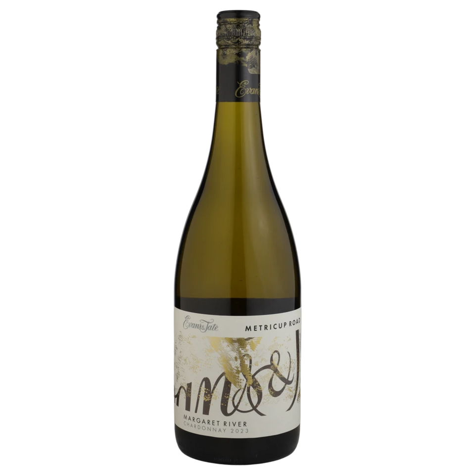 A bottle of 2023 Evans & Tate Metricup Road Chardonnay 750ml White Wine