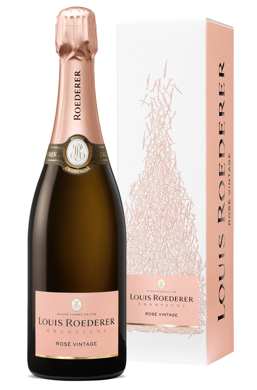 A bottle of 2017 Roederer Vintage Rose GraphicGift Box 750ml Sparkling Wine