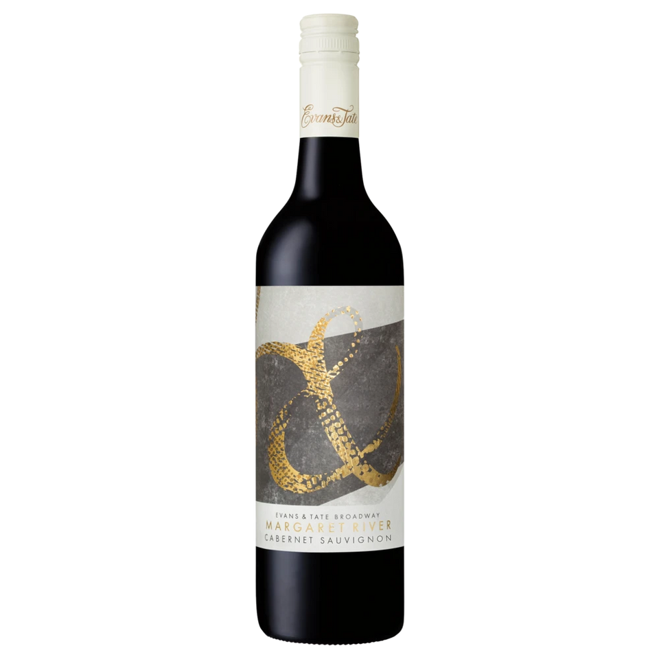 A bottle of Evans & Tate Broadway Cabernet 2018 750ml Red Wine