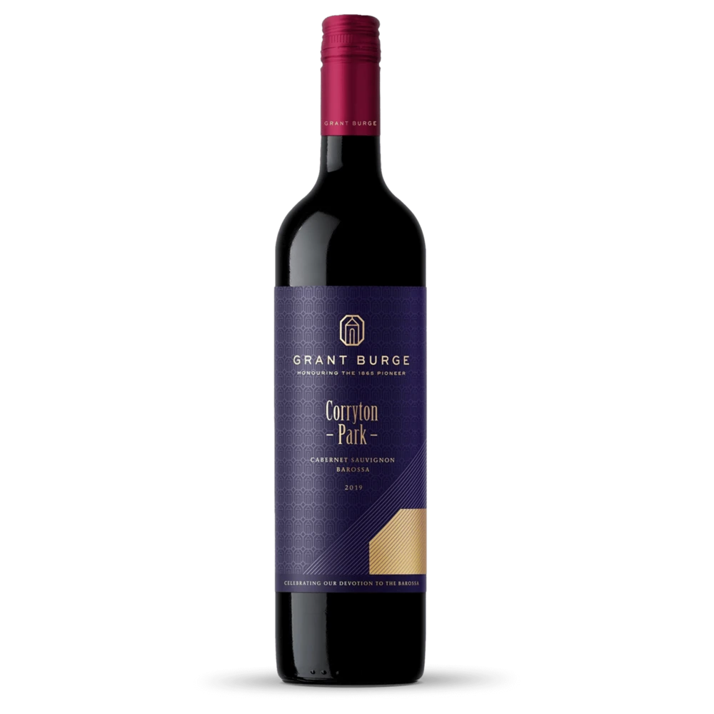 A bottle of 2021 Grant Burge Corryton Park Cabernet Sauvignon 750ml Red Wine