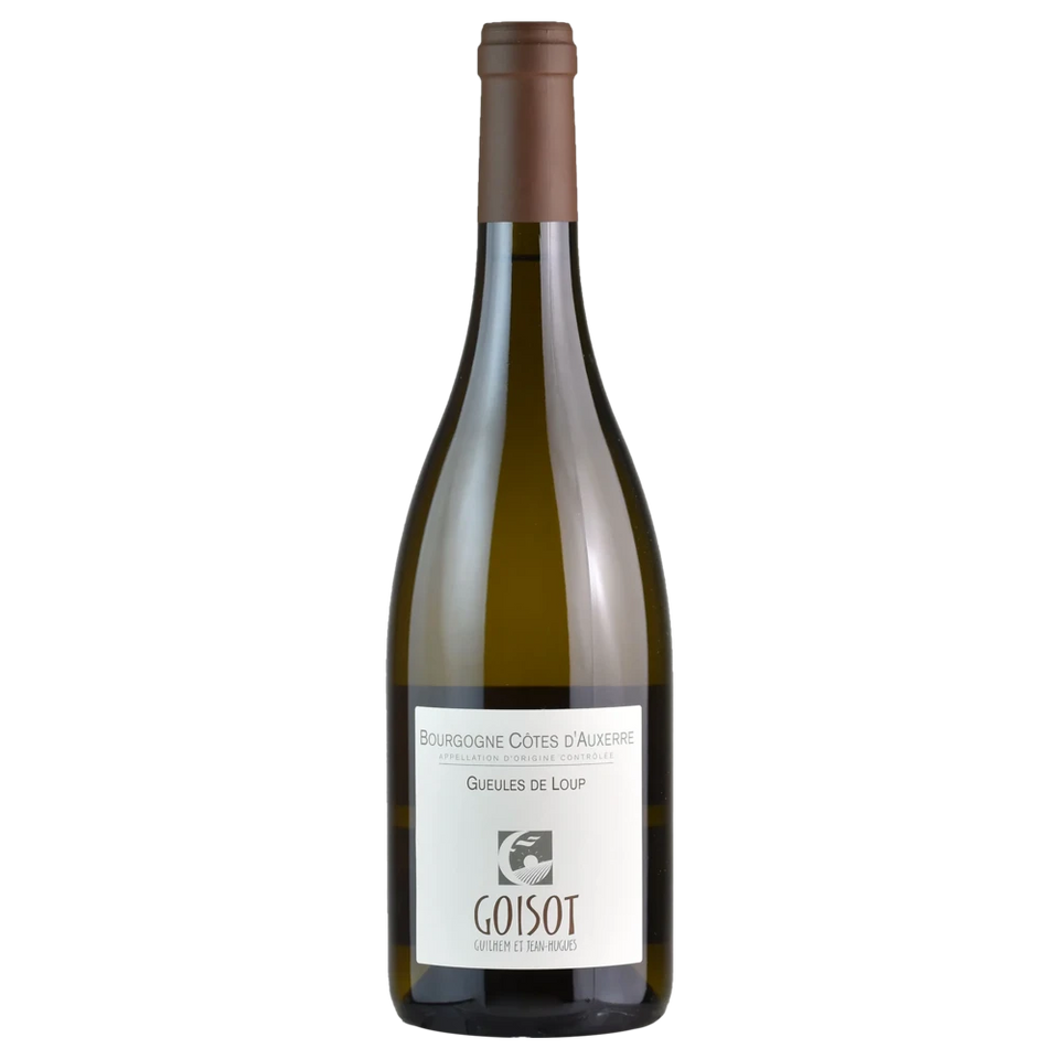 A bottle of 2021 Domaine Guilhem & J Hugues Goisot Bourgogne Côtes d'Auxerre Gueules de Loup Blanc 750ml White Wine