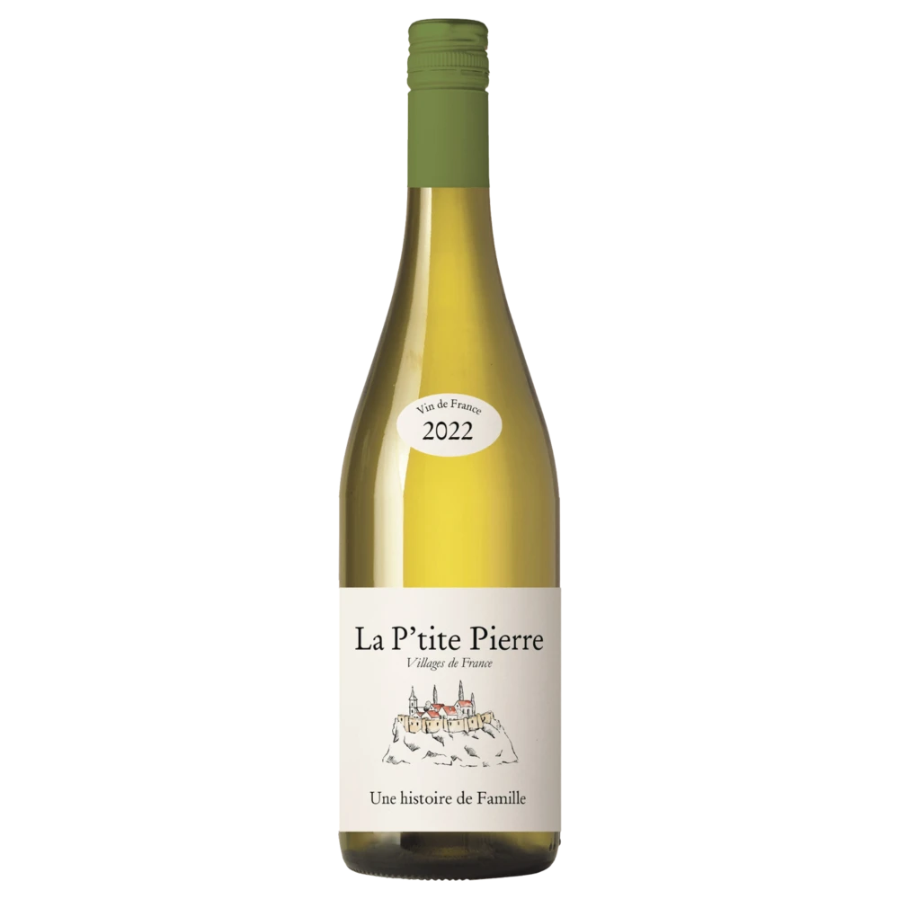A bottle of 2023 La P'tite Pierre Blanc 750ml White Wine