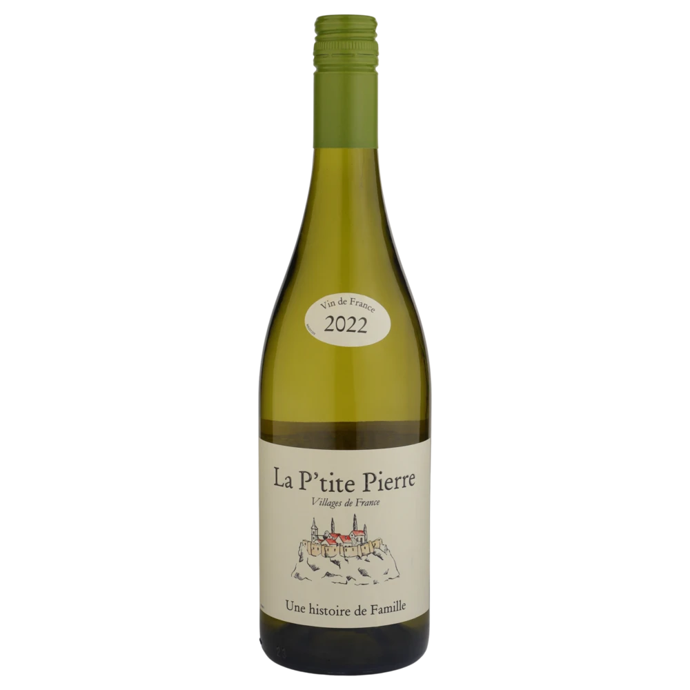 A bottle of La P'tite Pierre Blanc 2022 750ml White Wine