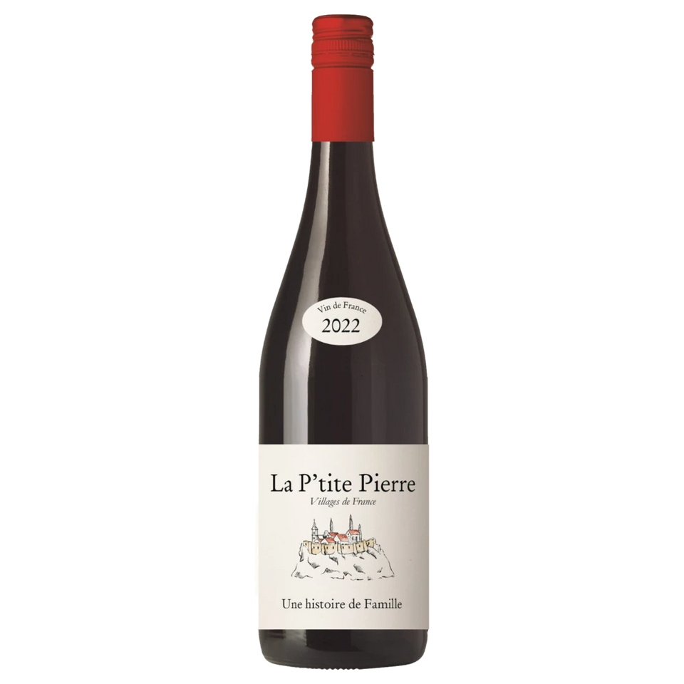 A bottle of 2023 La P'tite Pierre Rouge 750ml Red Wine