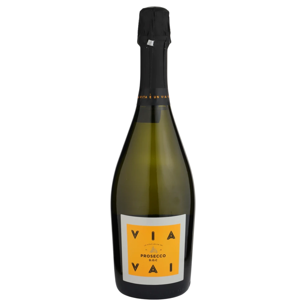 A bottle of NV Serena Via Vai Prosecco 750ml Sparkling Wine