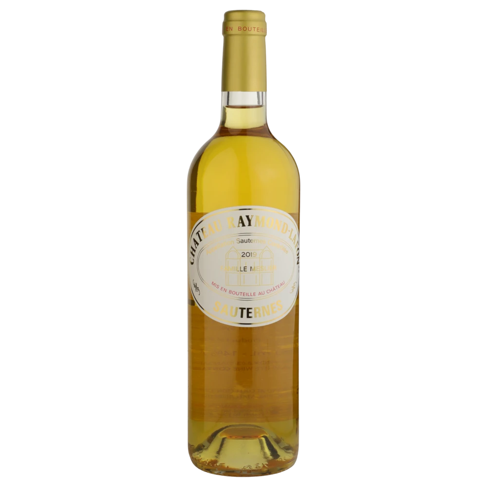 A bottle of 2019 Chateau Raymond Lafon Sauternes 750ml White Wine