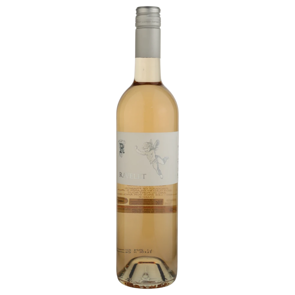 A bottle of 2023 Gilardi Ravelet VDP Rose 750ml Rose Wine