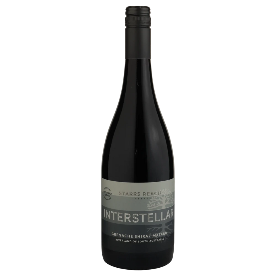 A bottle of Starrs Reach Interstellar GSM 2023 750ml Red Wine