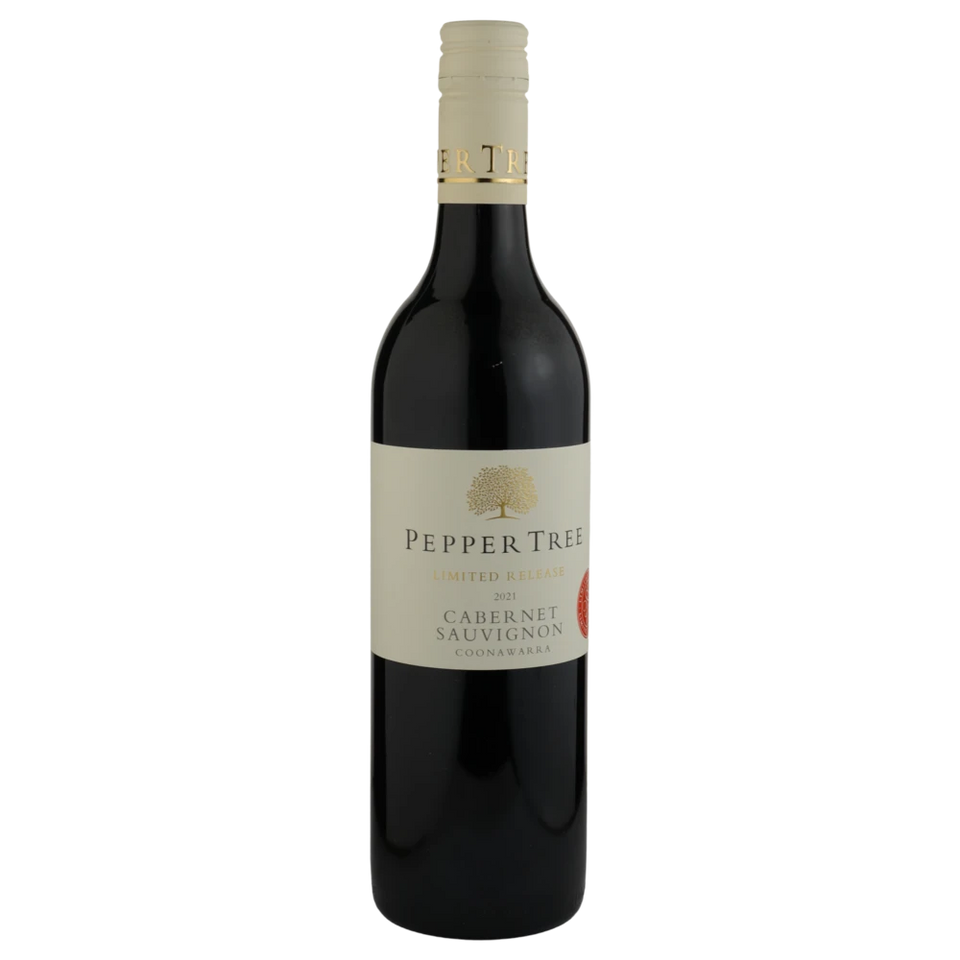 A bottle of 2021 Pepper Tree Limited Release Coonawarra Cabernet 750ml Red Wine
