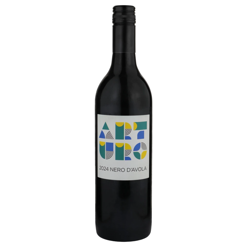 A bottle of 2024 Arturo Nero d'Avola 750ml Red Wine
