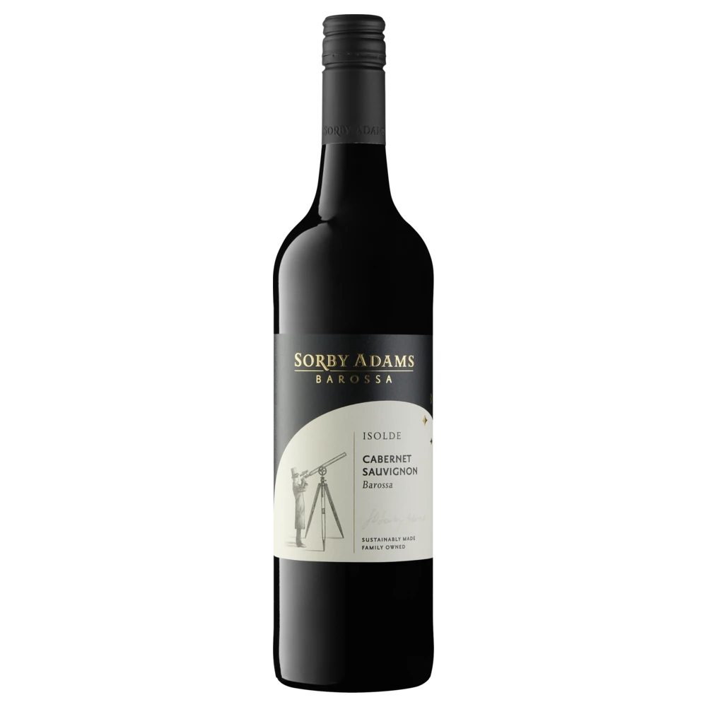 A bottle of Sorby Adams Isolde Barossa Cabernet Sauvignon 2022 (BIC Finalist) 750ml Red Wine