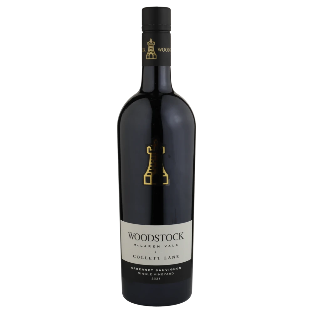 A bottle of 2021 Woodstock Collett Lane Cabernet Sauvignon 2021 (Best In Collective) 750ml Red Wine