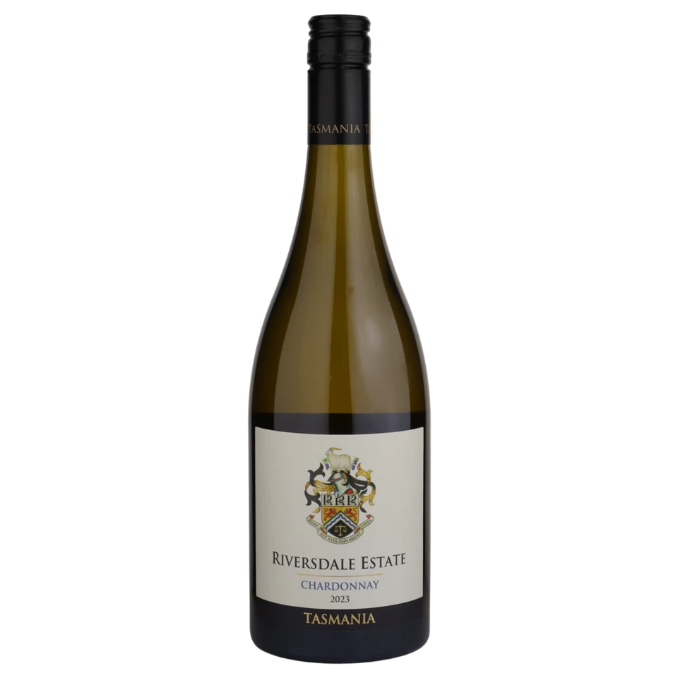 A bottle of 2023 Riversdale Estate Chardonnay 750ml White Wine