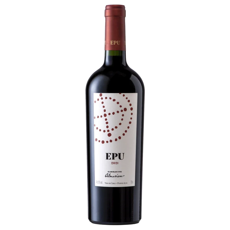 A bottle of 2021 Epu 750ml Red Wine