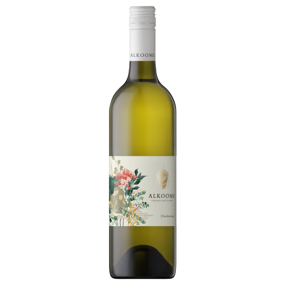 A bottle of 2024 Alkoomi Grazing Chardonnay 750ml White Wine