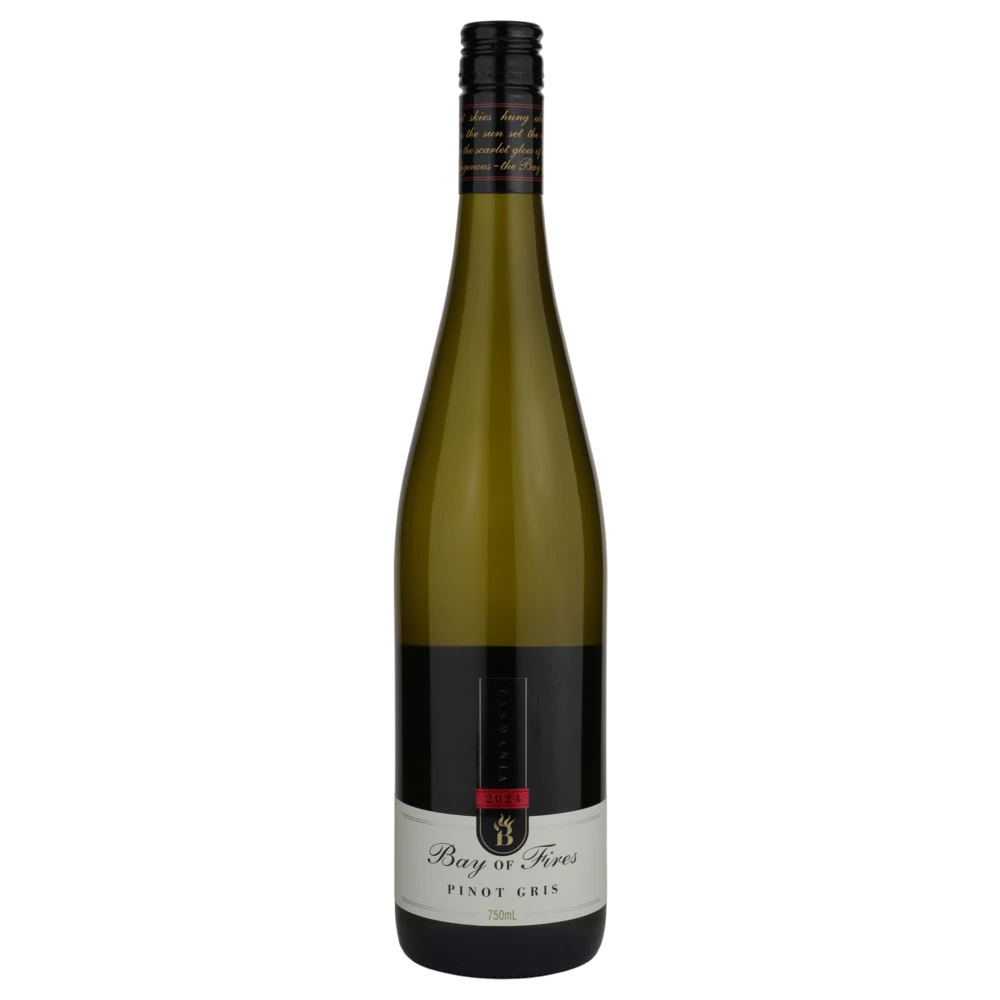 A bottle of Bay Of Fires Pinot Gris 2024 750ml White Wine