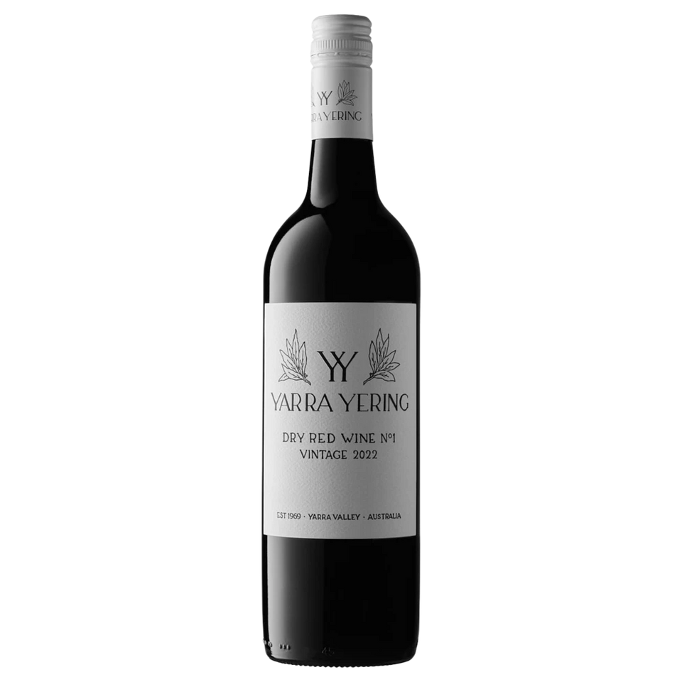 A bottle of 2022 Yarra Yering Dry Red No. 1 750ml Red Wine