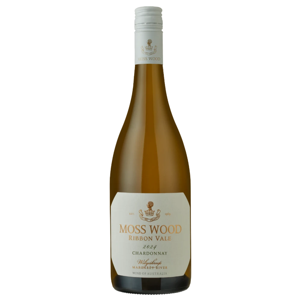 A bottle of 2024 Moss Wood Ribbon Vale Chardonnay 750ml White Wine