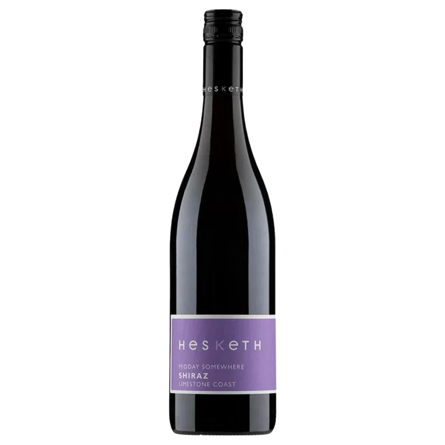 A bottle of 2024 Hesketh Midday Somewhere Shiraz (Limestone Coast Series) 750ml Red Wine