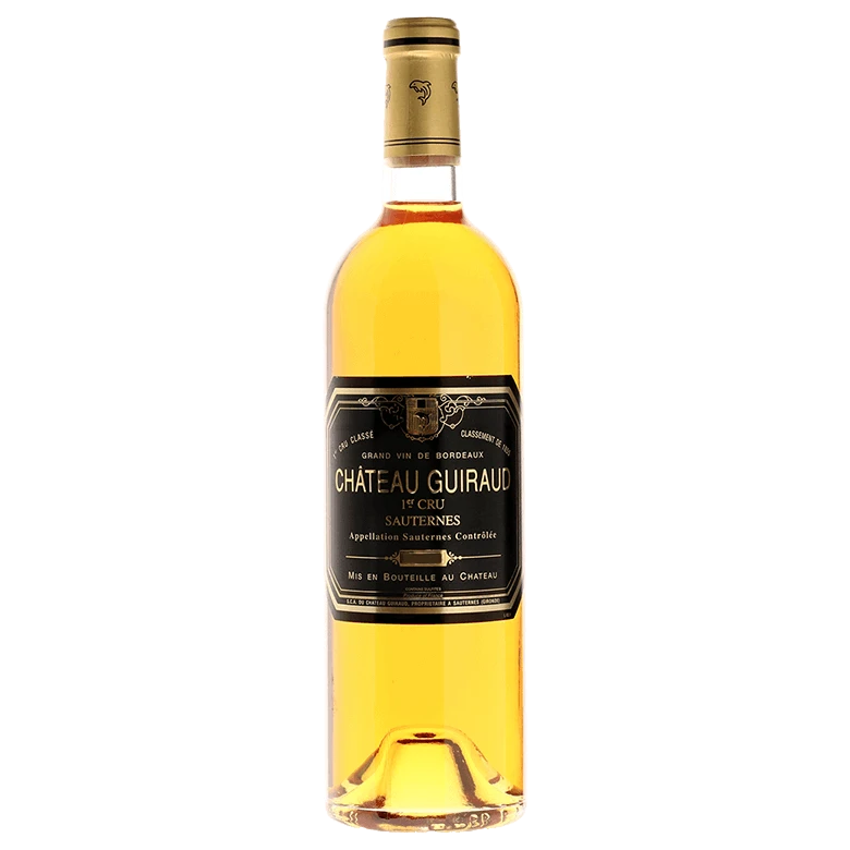 A bottle of Chateau Guiraud 2001 750ml White Wine