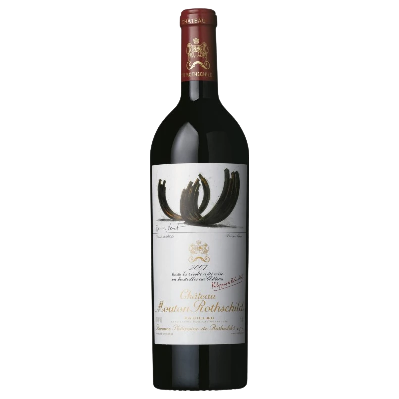 A bottle of Chateau Mouton Rothschild 2007 750ml Red Wine