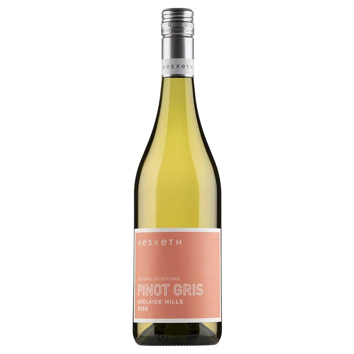 A bottle of 2025 Hesketh Regional Selections Adelaide Hills Pinot Gris 750ml White Wine