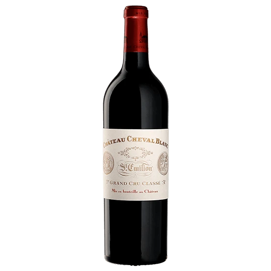 A bottle of Chateau Cheval Blanc 2008 1500ml Red Wine