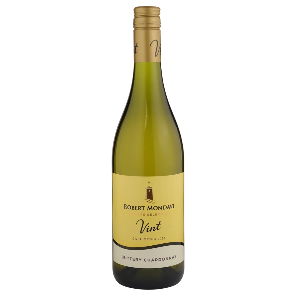 A bottle of Robert Mondavi Buttery Chardonnay 2023 750ml White Wine