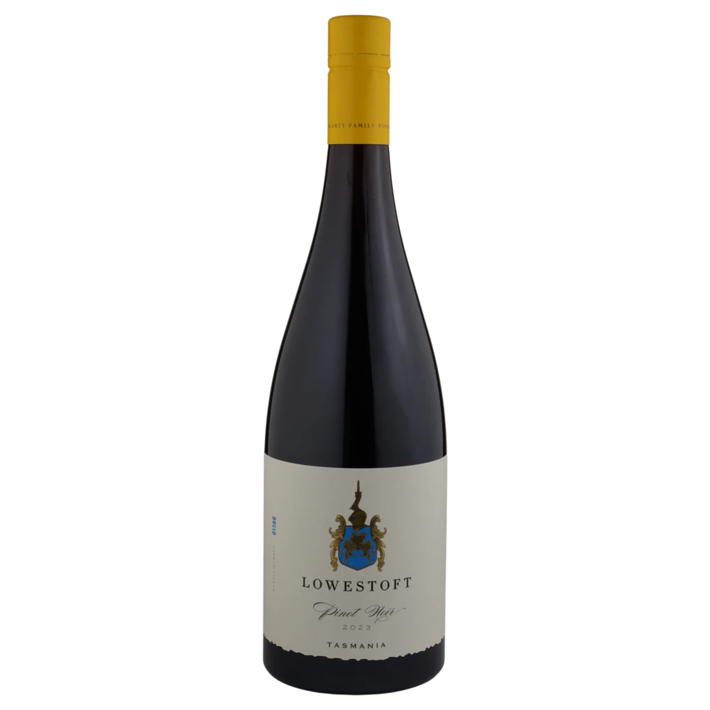 A bottle of 2023 Lowestoft Estate Pinot Noir 750ml Red Wine