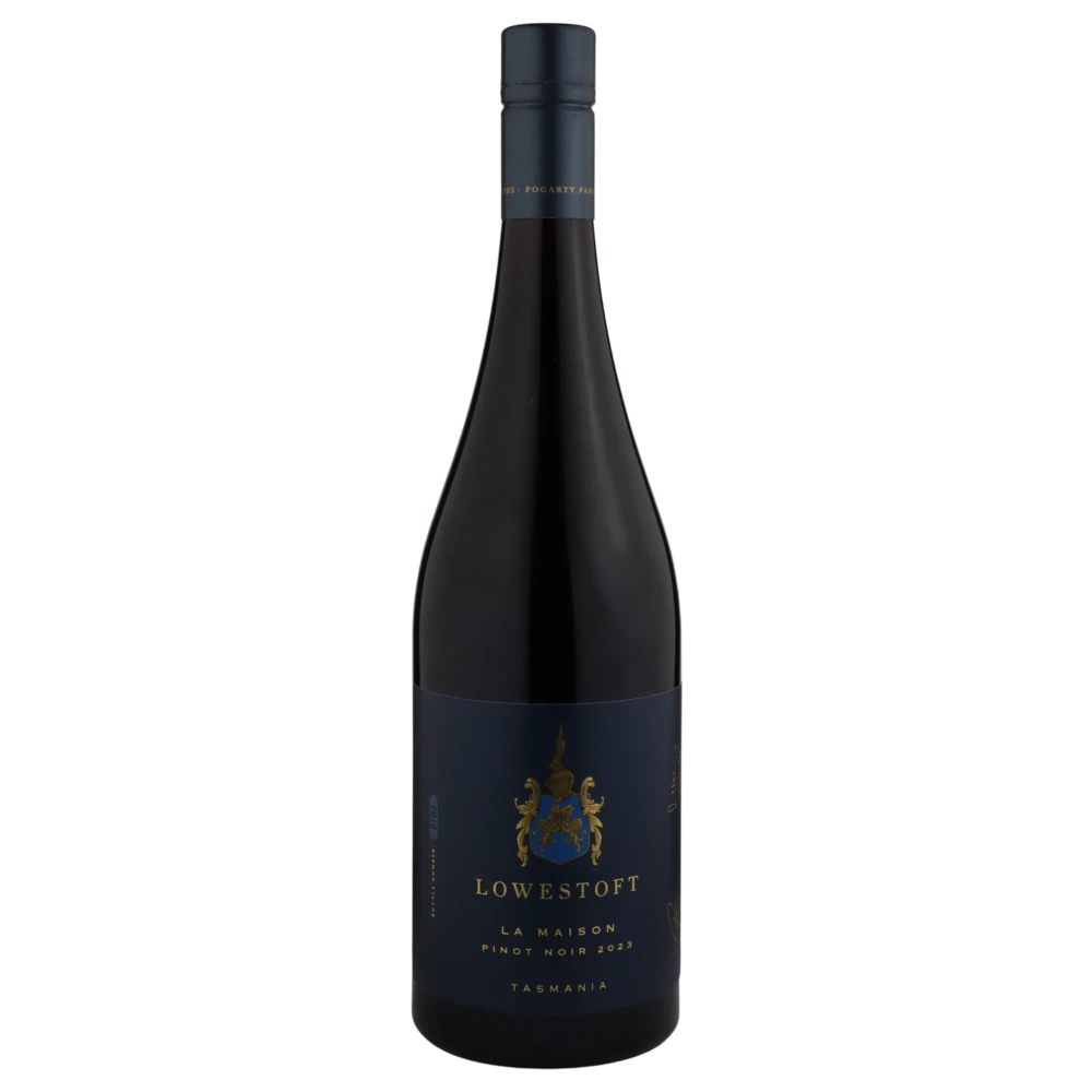 A bottle of 2023 Lowestoft La Maison Pinot Noir 750ml Red Wine