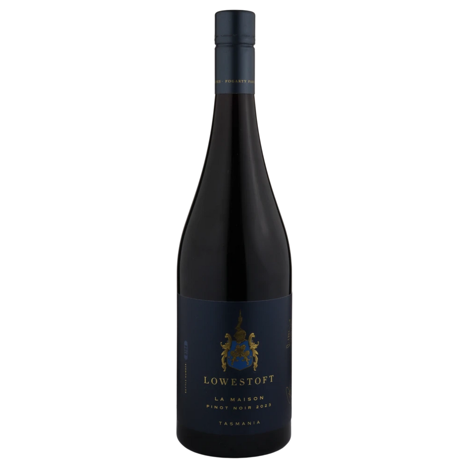 A bottle of 2023 Lowestoft La Maison Pinot Noir 750ml Red Wine