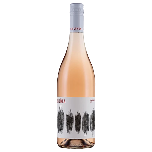 A bottle of 2025 La Linea Tempranillo Rose 750ml Rose Wine