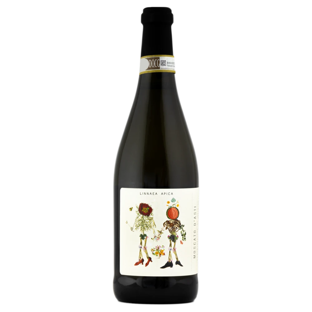 A bottle of 2024 Linnaea Apica Moscato d'Asti DOCG 750ml Sparkling Wine
