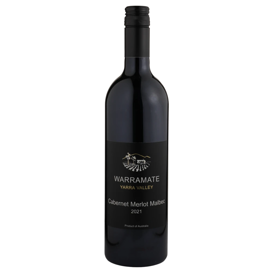 A bottle of 2021 Warramate Cabernet Blend 750ml Red Wine