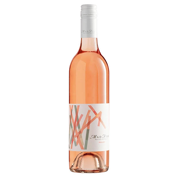 A bottle of NV Madfish Moscato 750ml White Wine