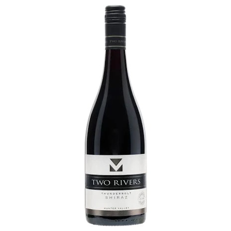 A bottle of 2023 Two Rivers Vigneron's Selection Thunderbolt Shiraz 750ml Red Wine
