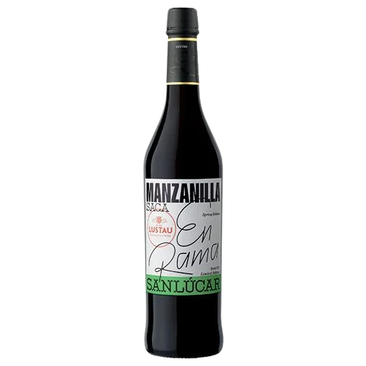 A bottle of 2022 Lustau ‘En Rama’ Manzanilla de Sanlúcar 500ml