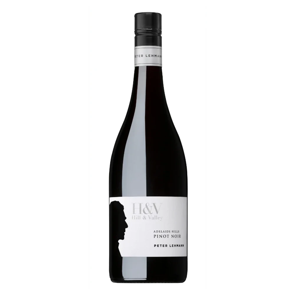 A bottle of 2024 Peter Lehmann Hill & Valley Pinot Noir 750ml Red Wine
