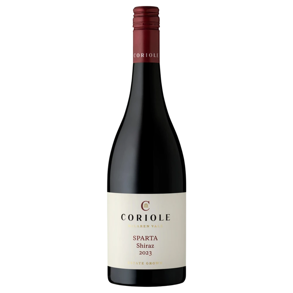 A bottle of 2023 Coriole Sparta Shiraz 750ml Red Wine