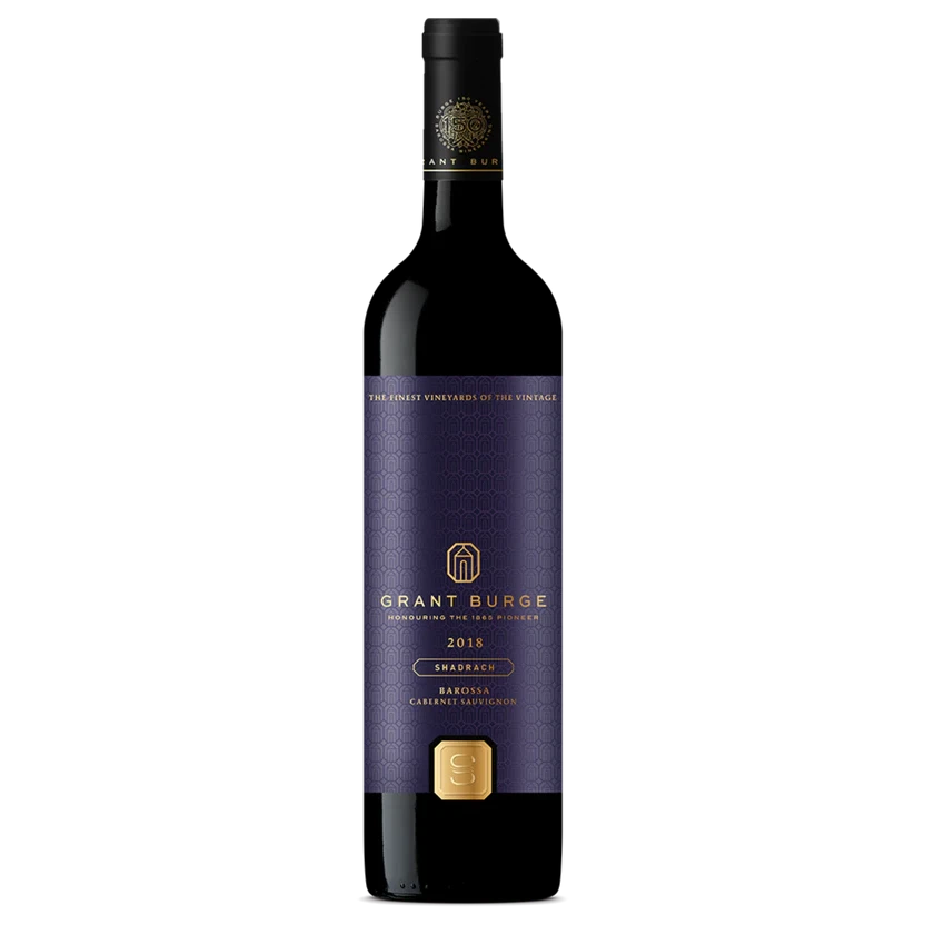 A bottle of 2019 Grant Burge Shadrach Cabernet Sauvignon 750ml Red Wine