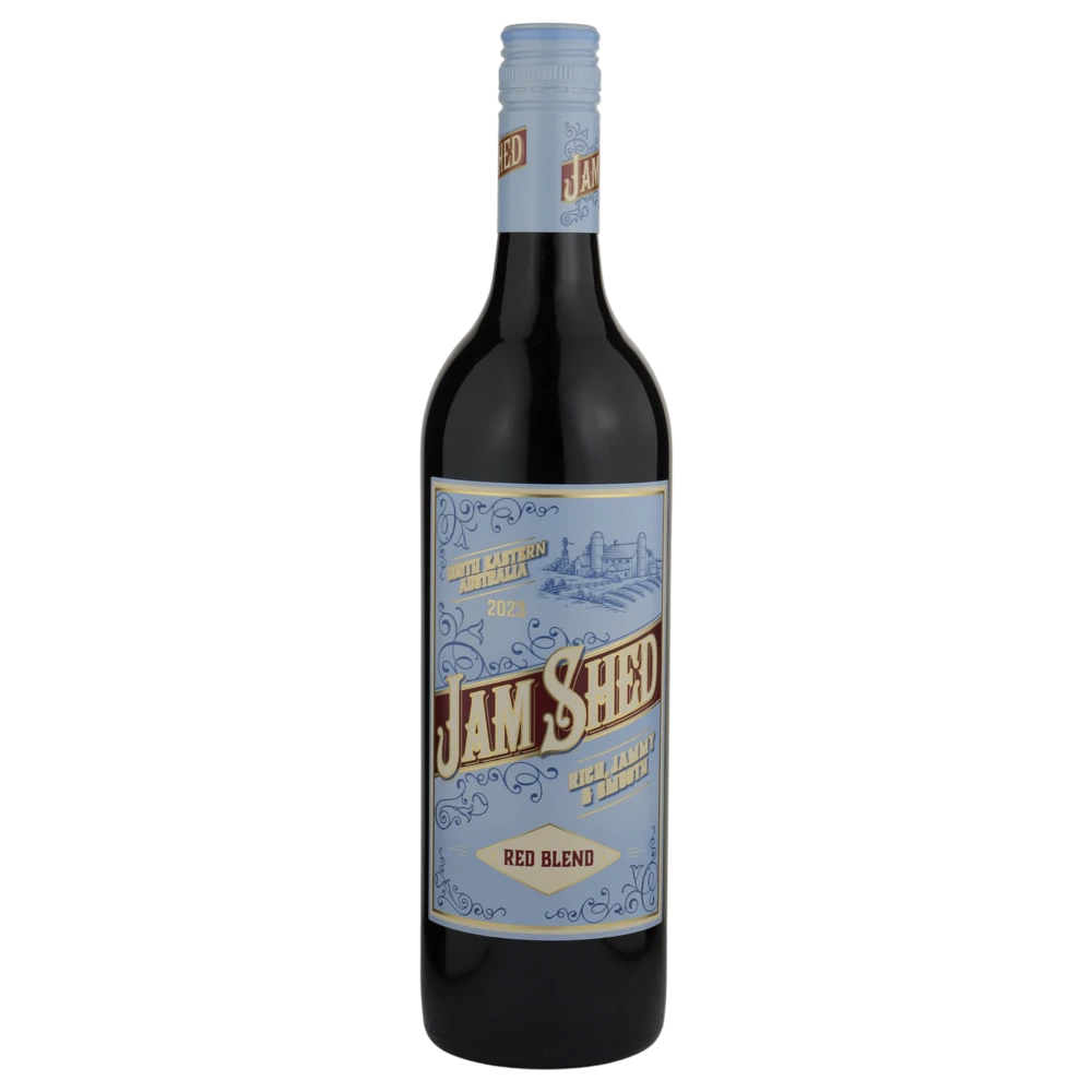 A bottle of 2024 Jam Shed Red Blend 750ml Red Wine