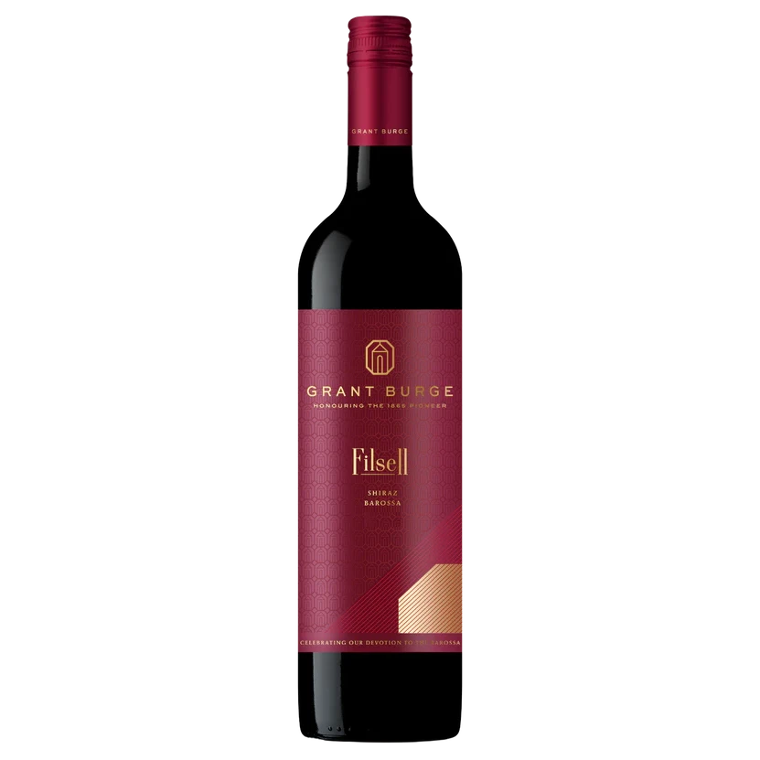 A bottle of 2022 Grant Burge Filsell Shiraz 750ml Red Wine