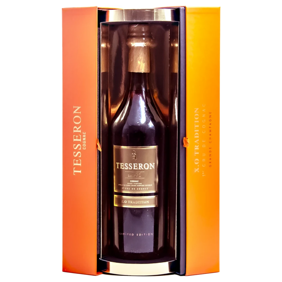 A bottle of Cognac Tesseron Lot 76 XO Tradition 1750mL 1750ml