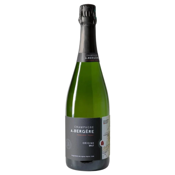 A bottle of NV A. Bergere Origine Champagne 750ml Sparkling Wine