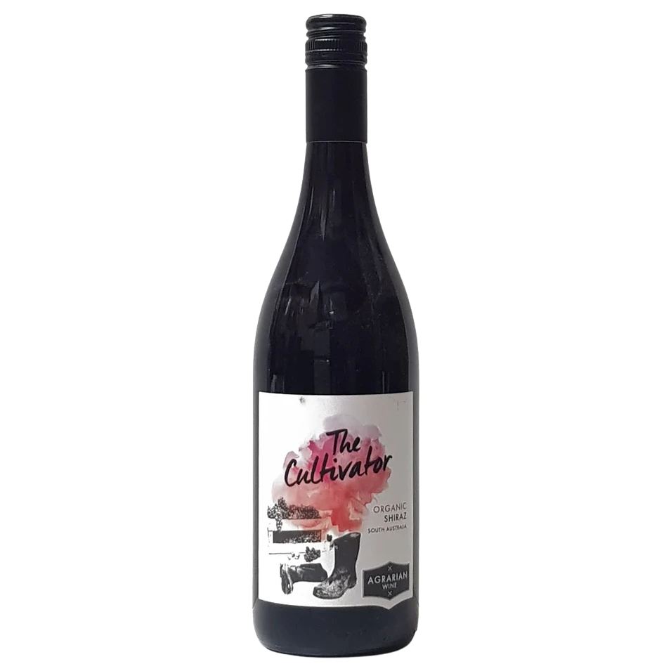 A bottle of 2022 Agrarian Cultivator Shiraz 750ml Red Wine