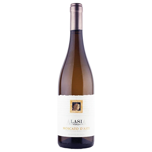 A bottle of 2024 Alasia Moscato d'Asti DOCG 750ml White Wine