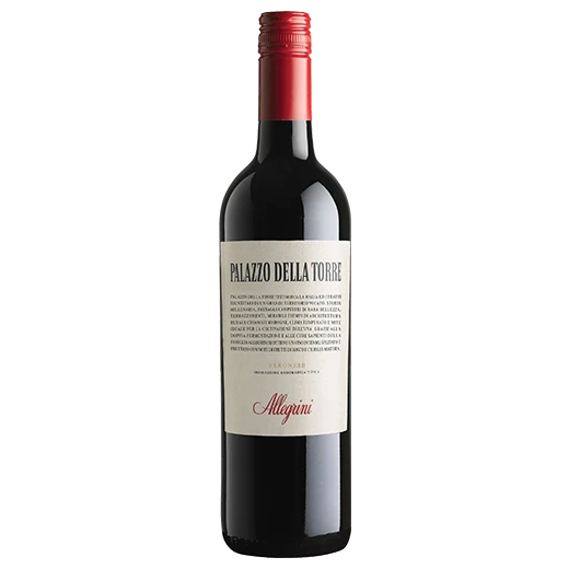 A bottle of 2021 Allegrini Palazzo Della Torre IGT 750ml Red Wine