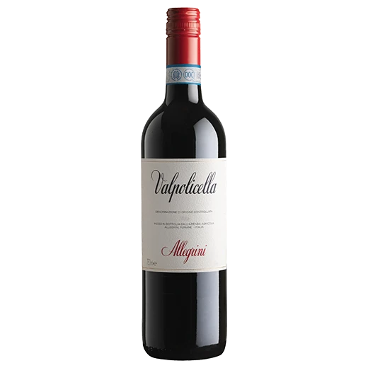 A bottle of 2024 Allegrini Valpolicella DOC 750ml Red Wine